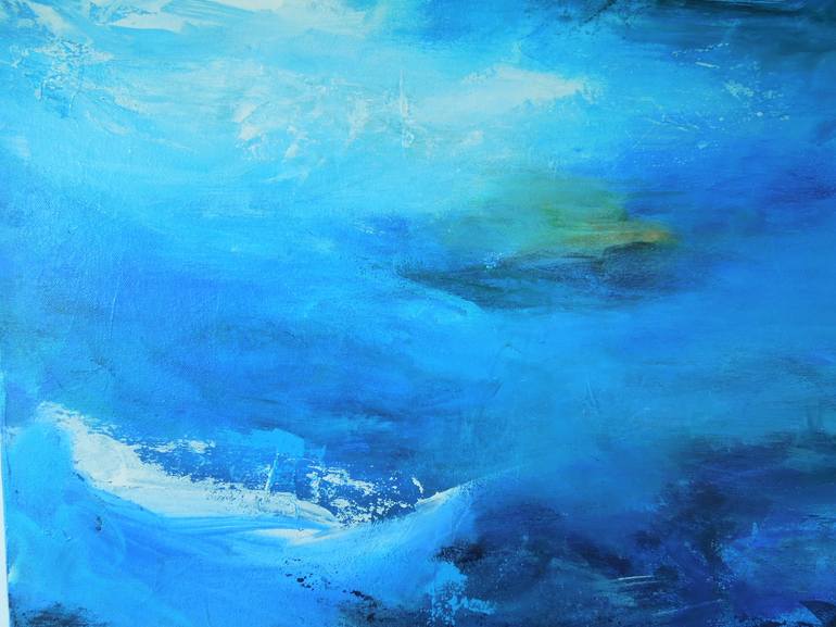 Original Abstract Seascape Painting by Hilma Koelman