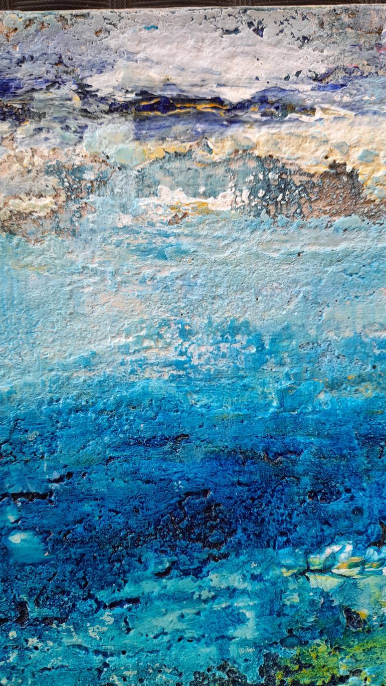 Original Abstract Seascape Painting by Hilma Koelman