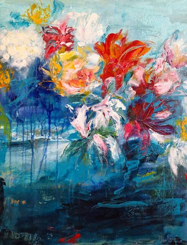 Original Floral Paintings by Hilma Koelman