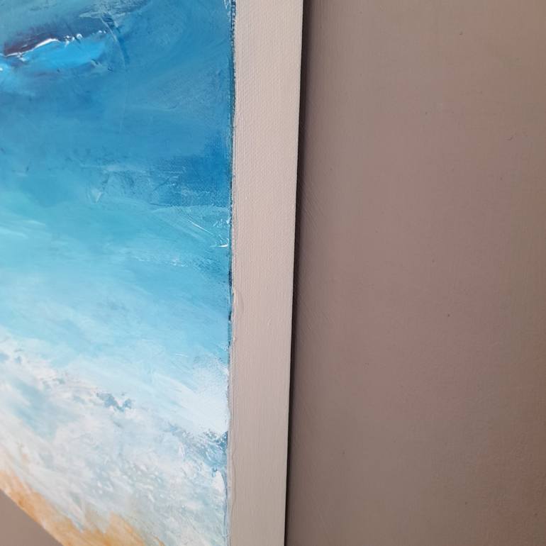 Original Abstract Seascape Painting by Hilma Koelman