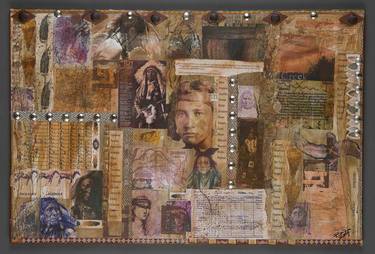 Original Figurative Culture Collage by Barbara Lee