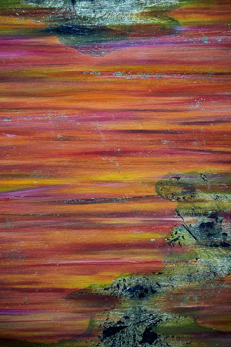 Original Abstract Expressionism Abstract Painting by Roman Agapov