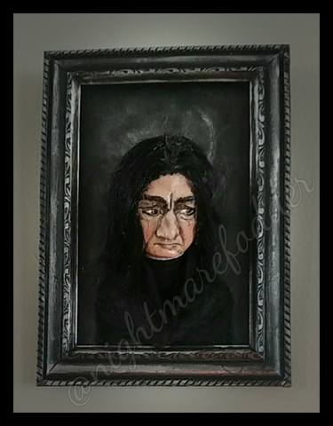 Severus Snape - Harry Potter - 5x7 framed mini sculpture (series) thumb