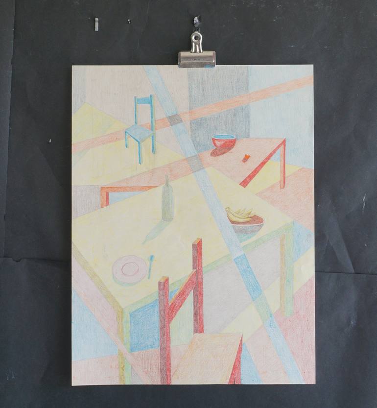 Original Abstract Geometric Drawing by Patty Rodgers