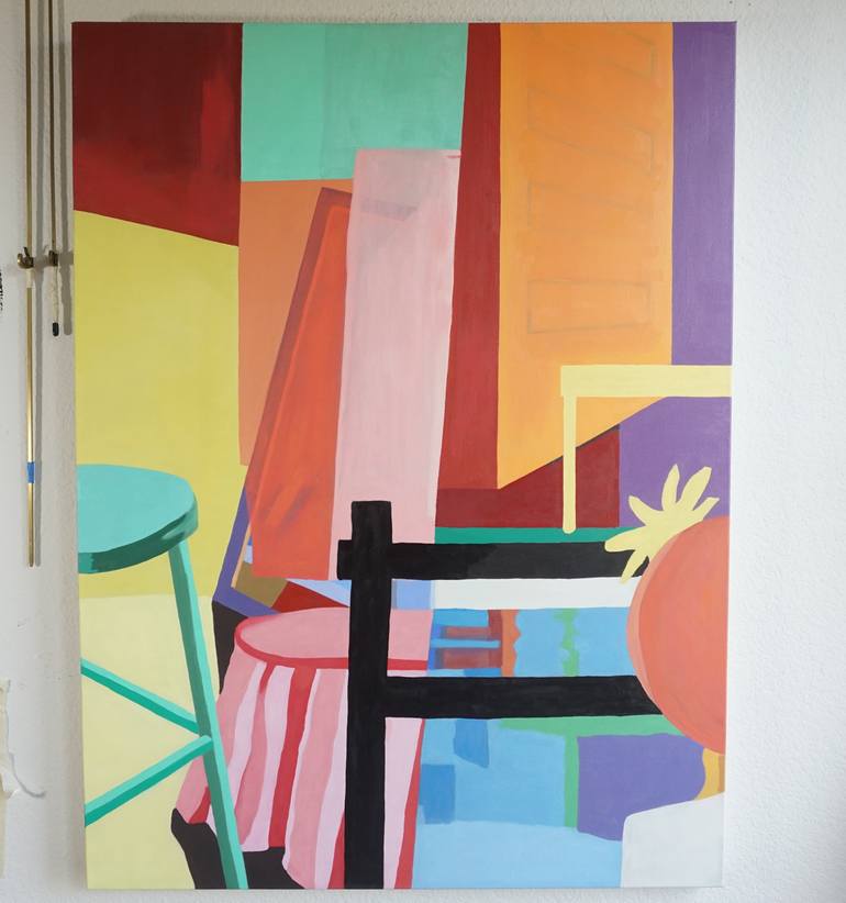 Original Contemporary Geometric Painting by Patty Rodgers