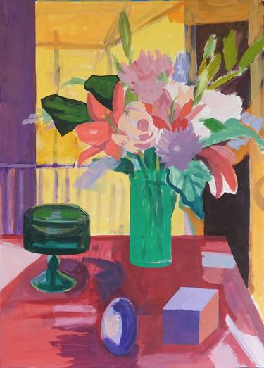 Original Expressionism Floral Paintings by Patty Rodgers