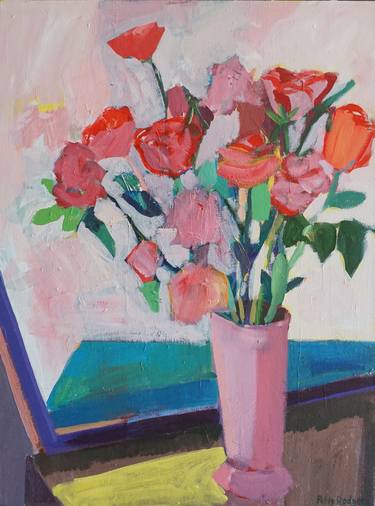Original Expressionism Floral Paintings by Patty Rodgers