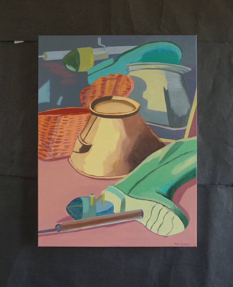 Original Expressionism Still Life Painting by Patty Rodgers