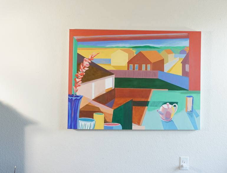 Original Abstract Landscape Painting by Patty Rodgers