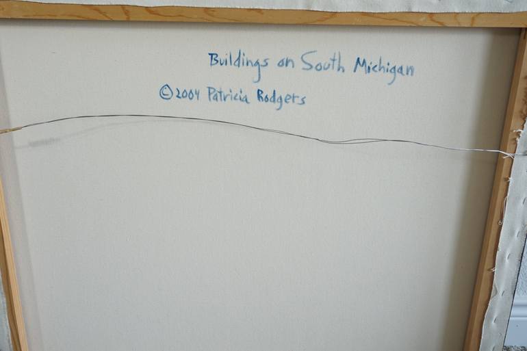 Original Abstract Cities Painting by Patty Rodgers