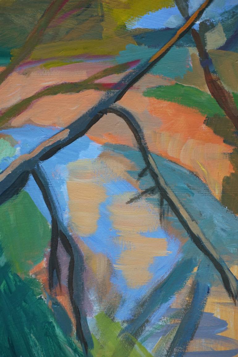 Original Color Field Painting Nature Painting by Patty Rodgers