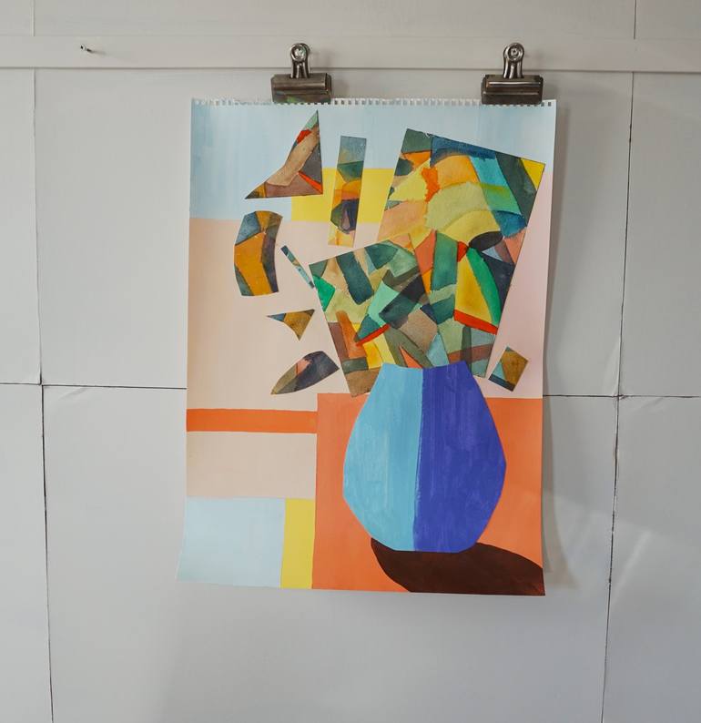 Original Abstract Geometric Painting by Patty Rodgers