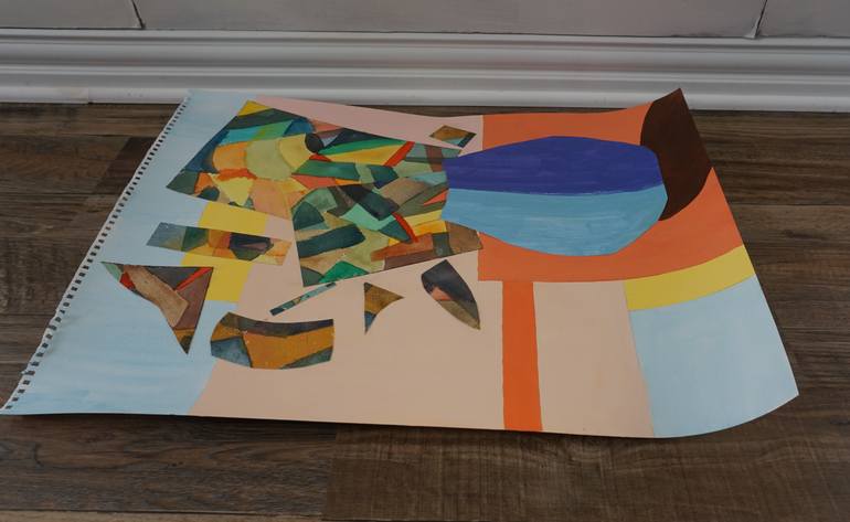 Original Abstract Geometric Painting by Patty Rodgers