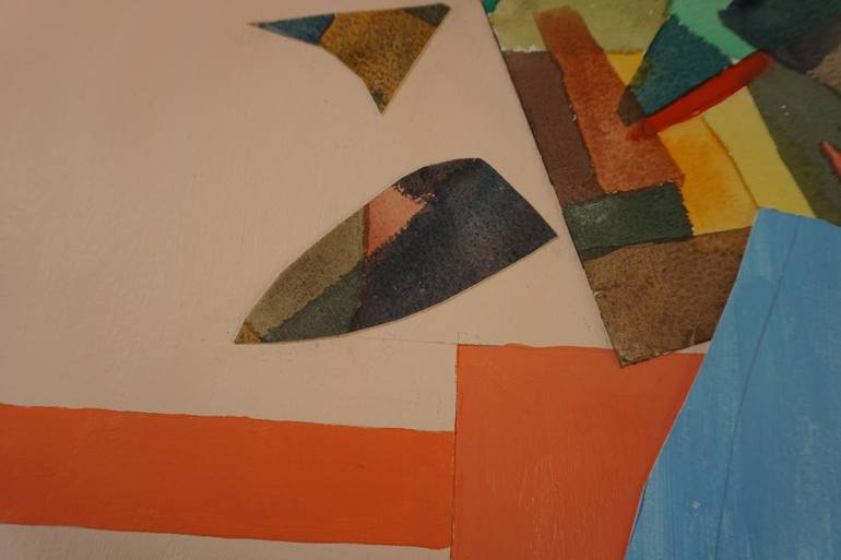 Original Abstract Geometric Painting by Patty Rodgers