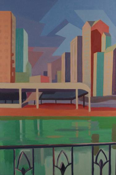 Print of Architecture Paintings by Patty Rodgers