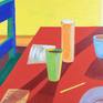 Coffee Shop with Strawberry Table