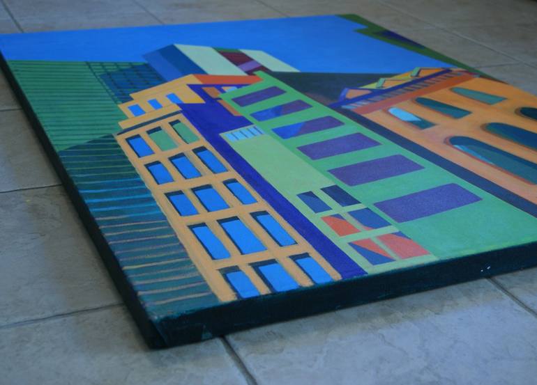 Original Architecture Painting by Patty Rodgers