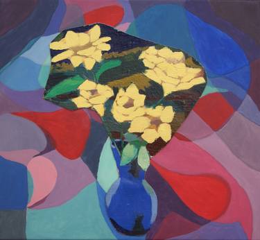 Print of Abstract Floral Paintings by Patty Rodgers