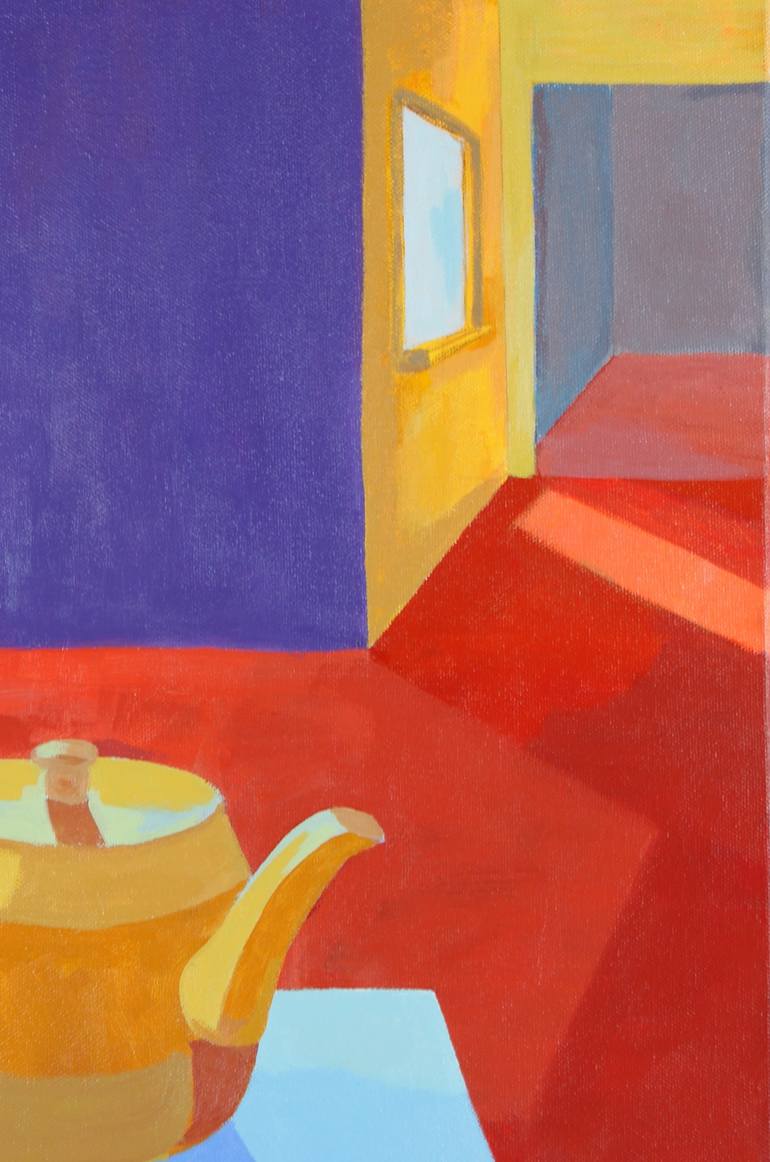 Original Expressionism Interiors Painting by Patty Rodgers