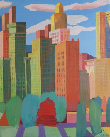 Print of Expressionism Architecture Paintings by Patty Rodgers