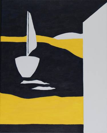 Print of Abstract Boat Paintings by Patty Rodgers