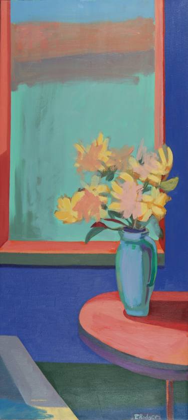 Yellow Flowers in a Room thumb