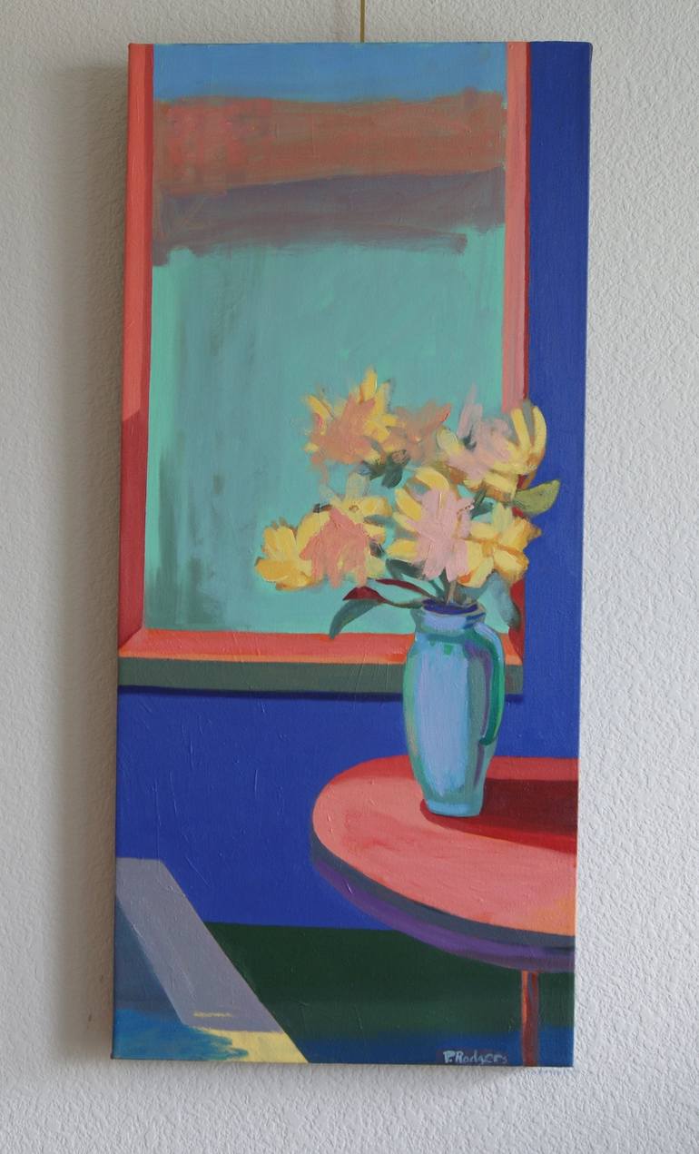 Original Abstract Floral Painting by Patty Rodgers