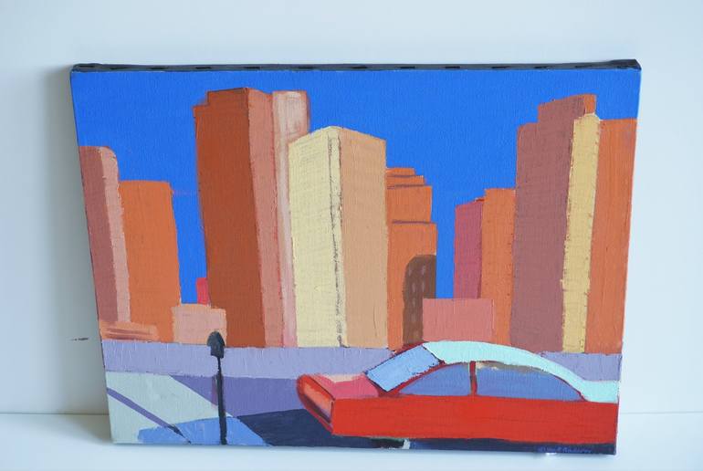 Original Abstract Automobile Painting by Patty Rodgers