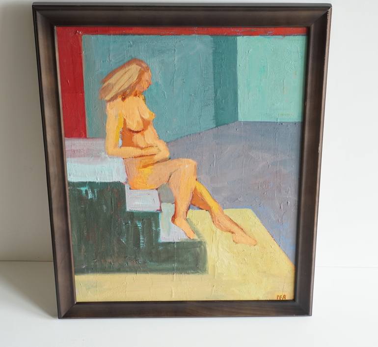 Original Expressionism Nude Painting by Patty Rodgers