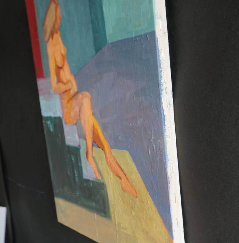 Original Expressionism Nude Painting by Patty Rodgers