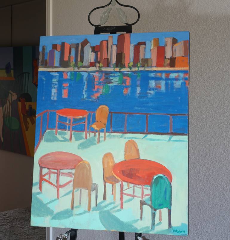 Original Fine Art Cities Painting by Patty Rodgers