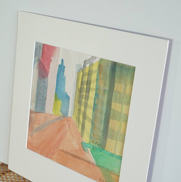 Original Cities Painting by Patty Rodgers