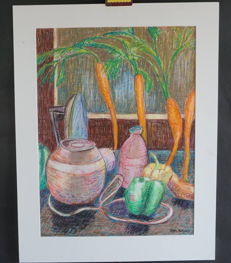 Original Fine Art Still Life Drawing by Patty Rodgers