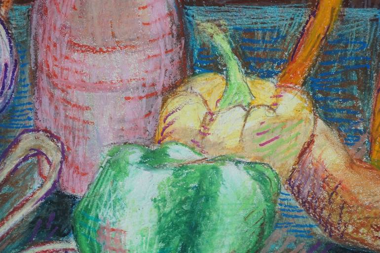 Original Fine Art Still Life Drawing by Patty Rodgers