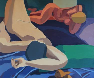 Original Figurative Nude Paintings by Patty Rodgers