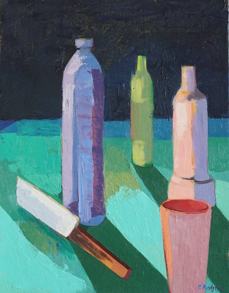 Still Life with Knife Painting by Patty Rodgers | Saatchi Art