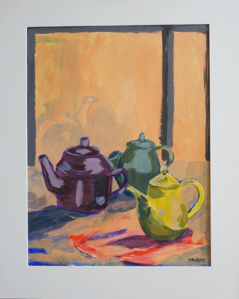 Original Expressionism Still Life Painting by Patty Rodgers