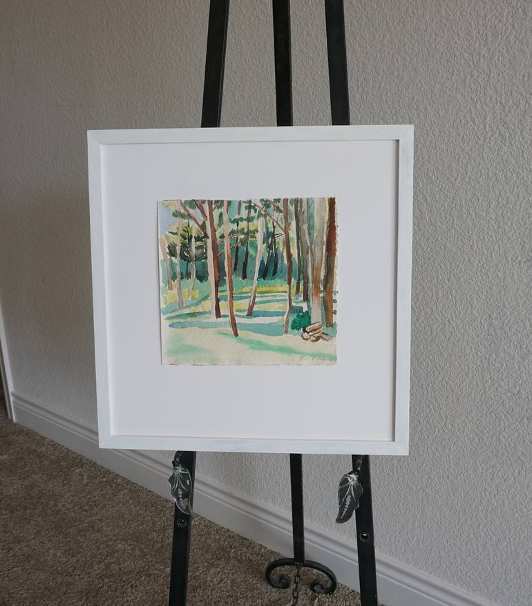 Original Expressionism Tree Painting by Patty Rodgers