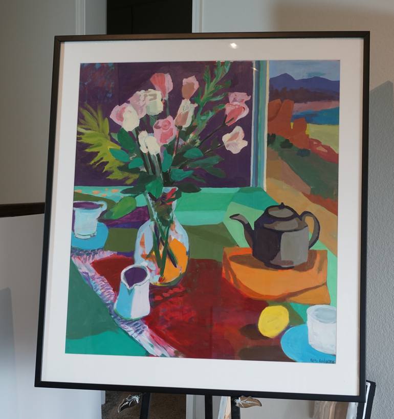 Original Expressionism Still Life Painting by Patty Rodgers