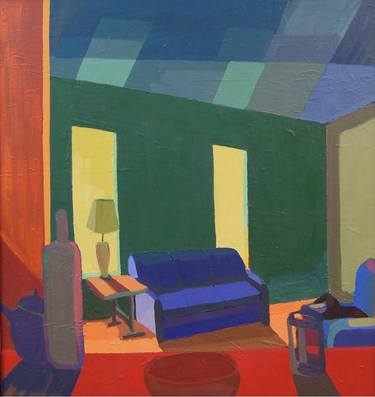 Print of Abstract Interiors Paintings by Patty Rodgers