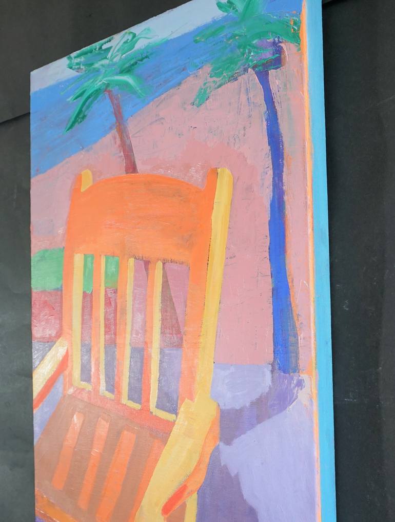 Original Abstract Beach Painting by Patty Rodgers