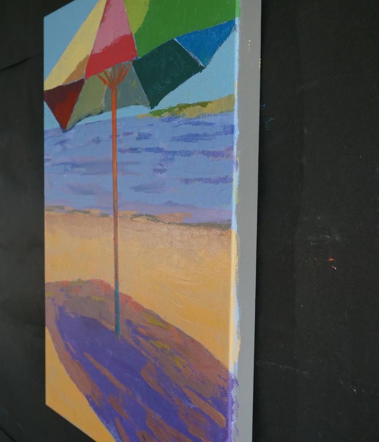 Original Abstract Beach Painting by Patty Rodgers