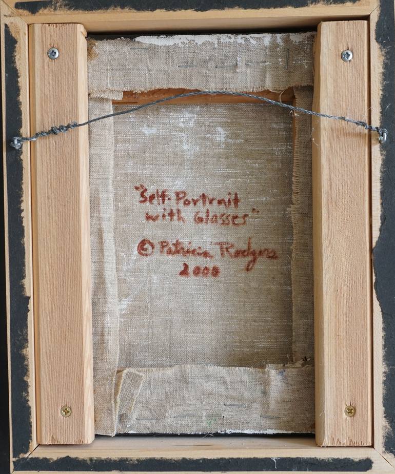 Original Abstract Portrait Painting by Patty Rodgers