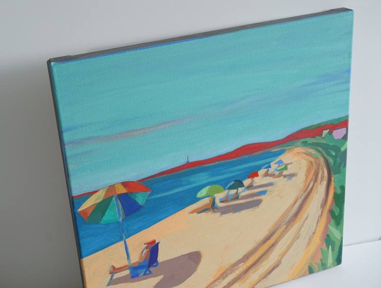 Original Beach Painting by Patty Rodgers