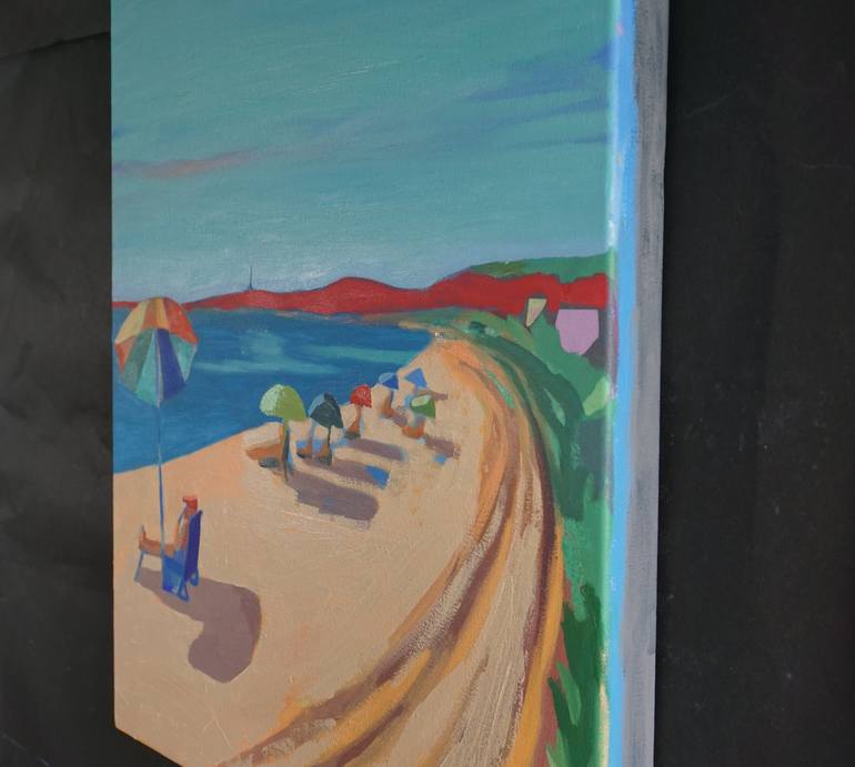 Original Beach Painting by Patty Rodgers