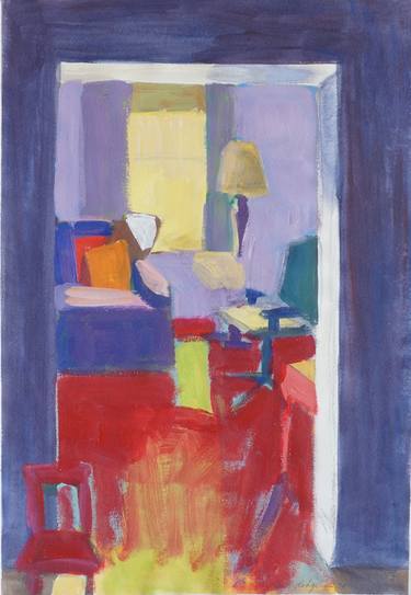 Print of Abstract Interiors Paintings by Patty Rodgers