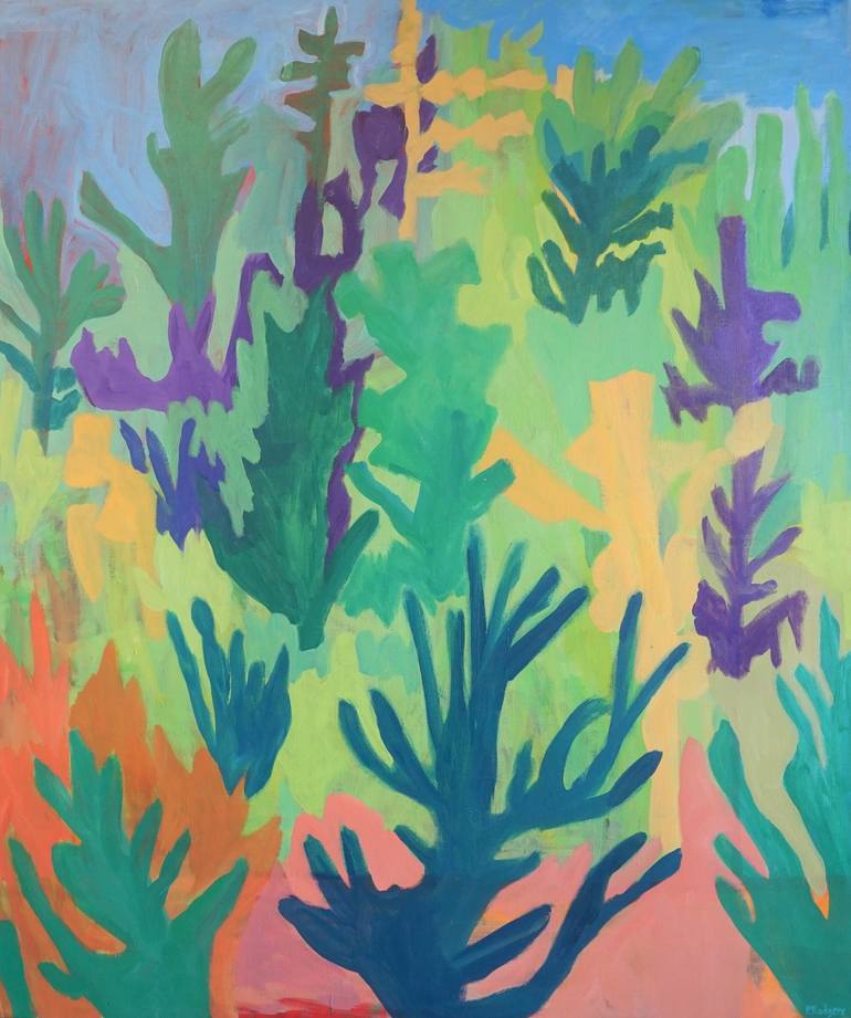 Print of Abstract Tree Paintings by Patty Rodgers