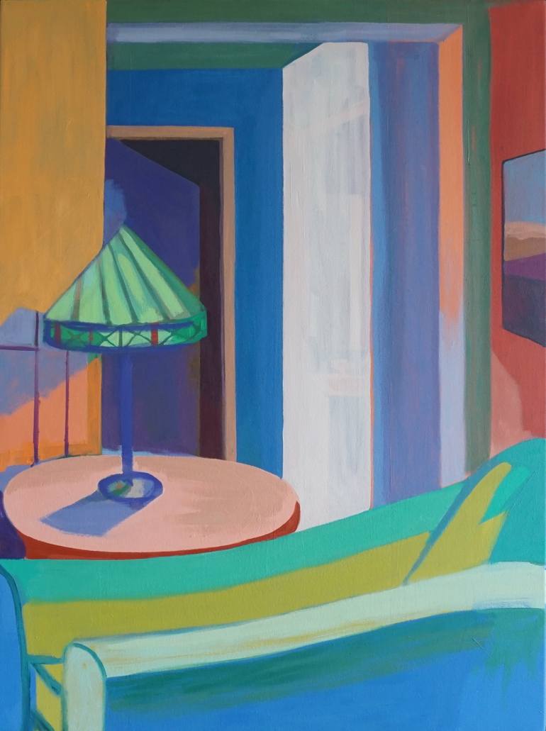 Print of Abstract Interiors Paintings by Patty Rodgers