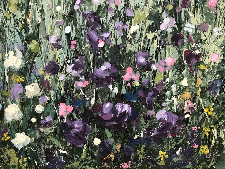 Original Expressionism Floral Painting by Tanya Keenan