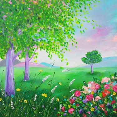 Original Impressionism Landscape Paintings by Tanya Keenan